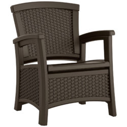 Suncast 42L Club Armchair with Storage – Java